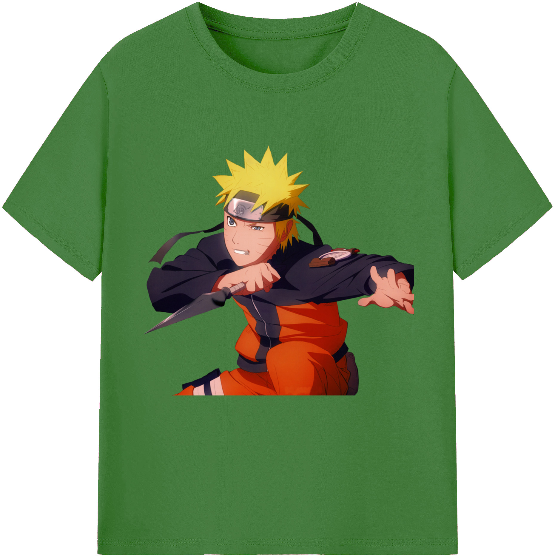 （画像用） NARUTO -ナルト- うずまき ナルト Uzumaki Naruto レディースカジュアルプリントTシャツ（綿100％）
